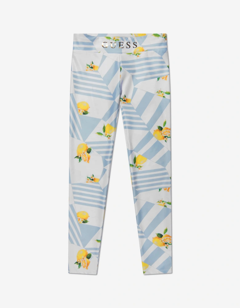 Girls Branded Active Leggings