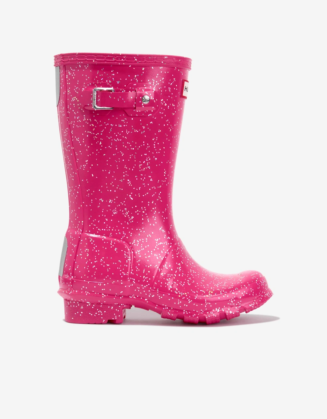Girls Original Giant Glitter Wellingon Boots in Red, 5 of 4