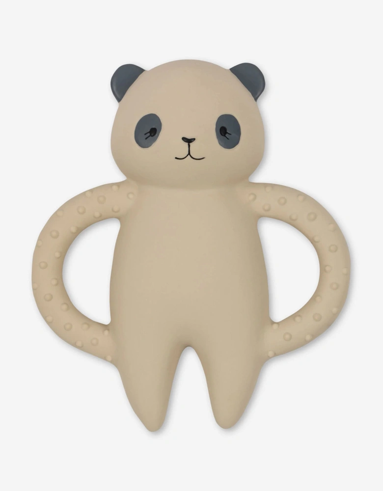 Konges Sløjd Baby Panda Teeth Soother in Beige (11.7cm)