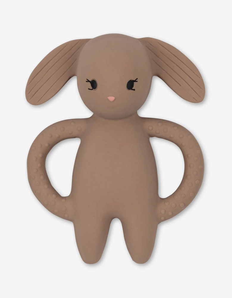 Konges Sløjd Baby Rabbit Teeth Soother in Brown (11.3cm)