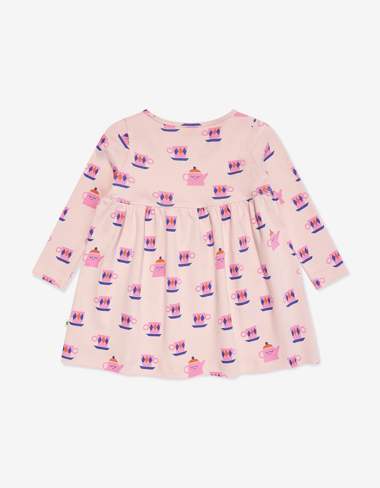 Girls Briar Tea Time Dress in Pink