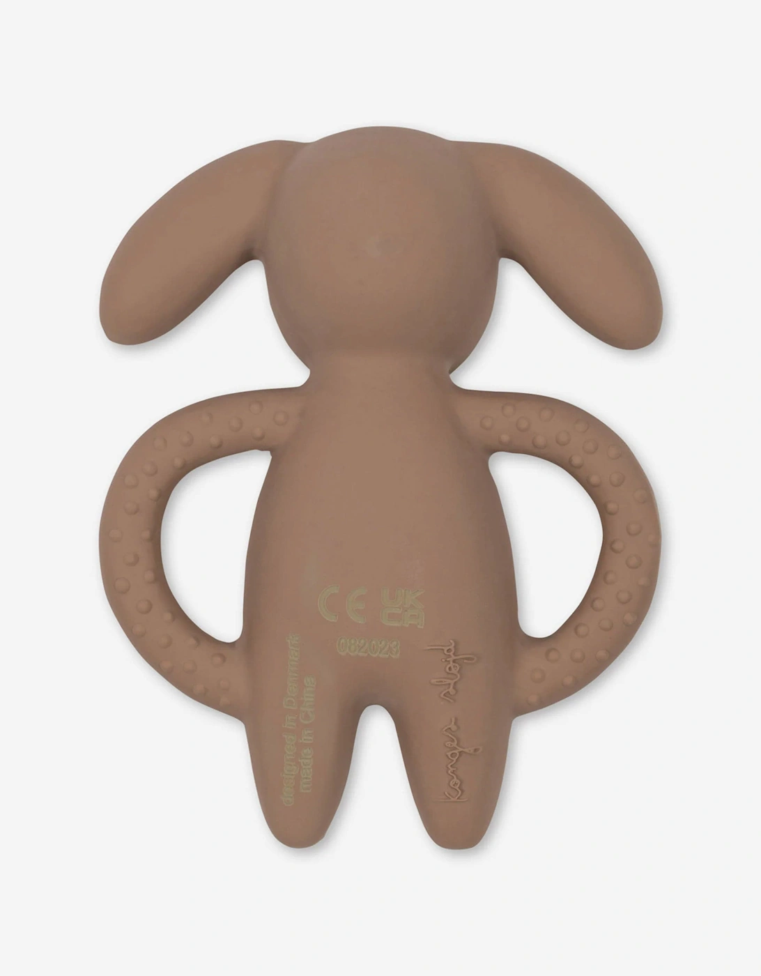 Konges Sløjd Baby Rabbit Teeth Soother in Brown (11.3cm)