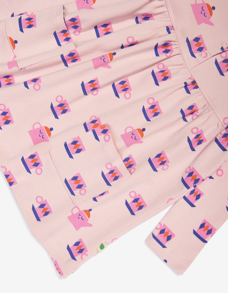 Girls Briar Tea Time Dress in Pink