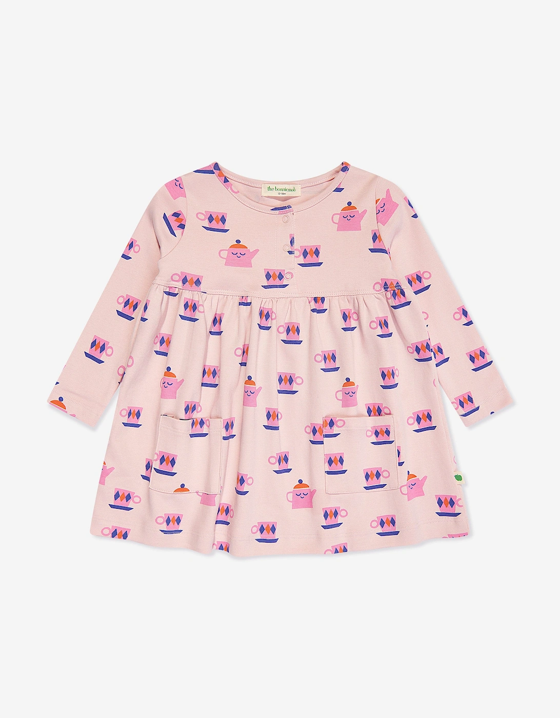 Girls Briar Tea Time Dress in Pink, 5 of 4