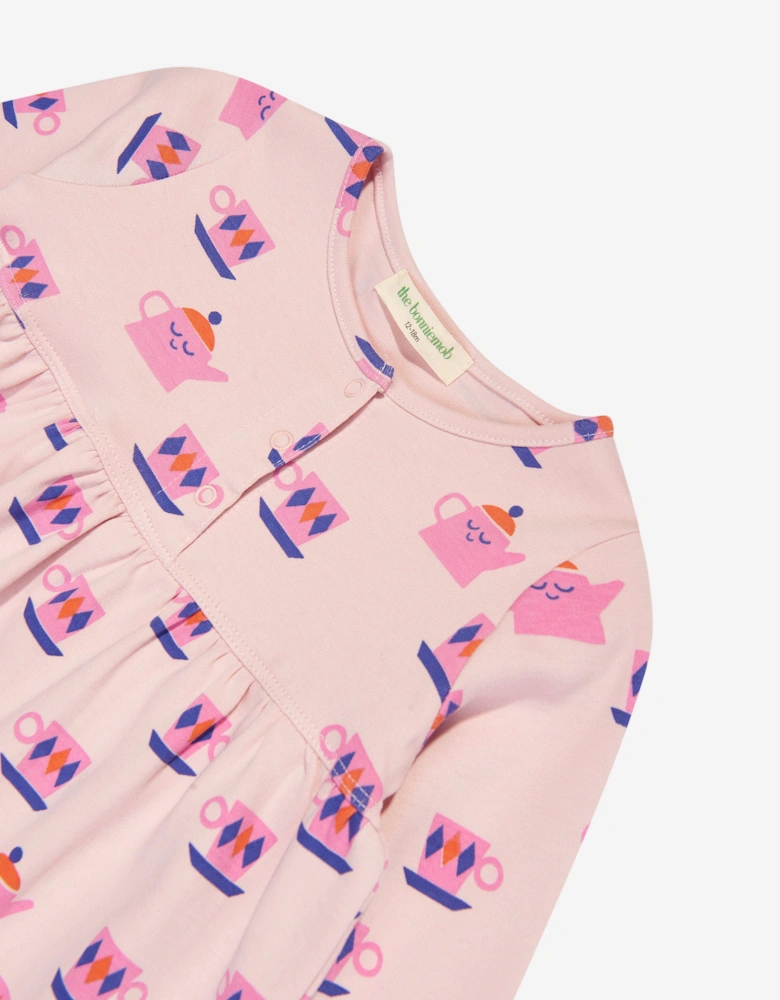 Girls Briar Tea Time Dress in Pink