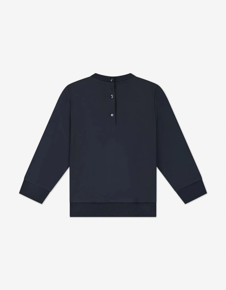 Baby Boys Logo Sweatshirt in Navy