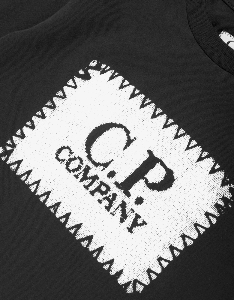 C.P. Company Boys Logo T-Shirt in Black