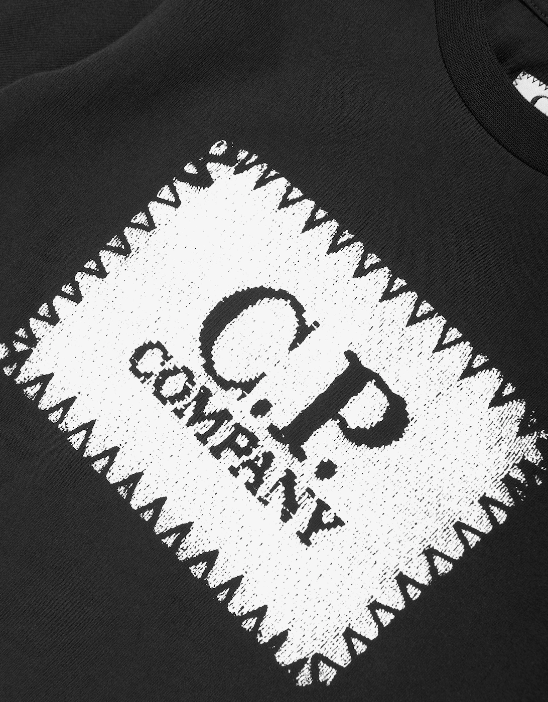 C.P. Company Boys Logo T-Shirt in Black