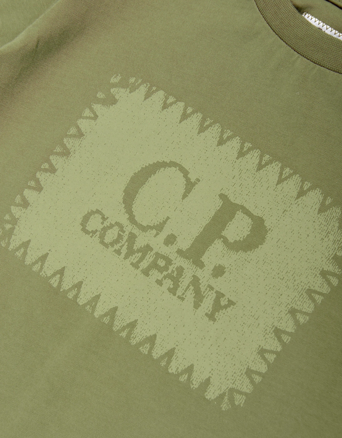 C.P. Company Boys Logo T-Shirt in Green