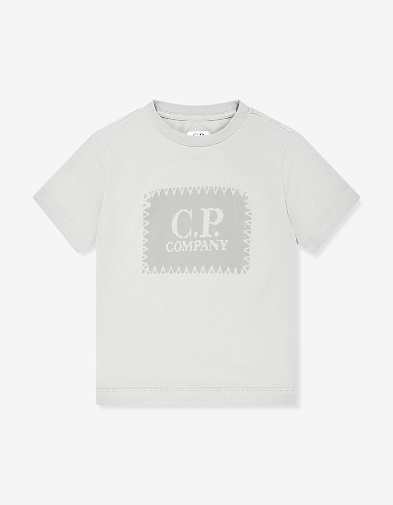 C.P. Company Boys Logo T-Shirt in Grey
