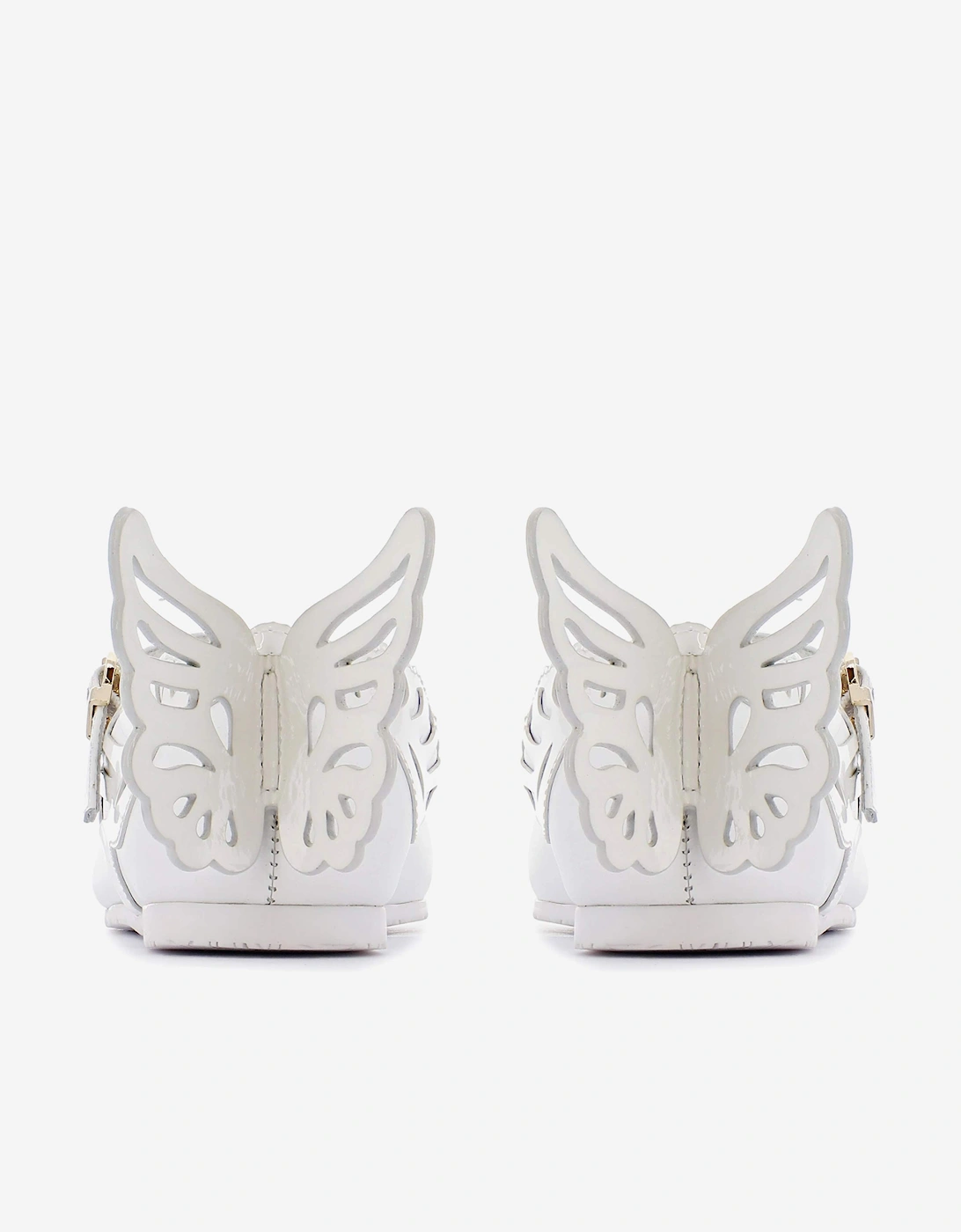 Girls Heavenly Flat in White