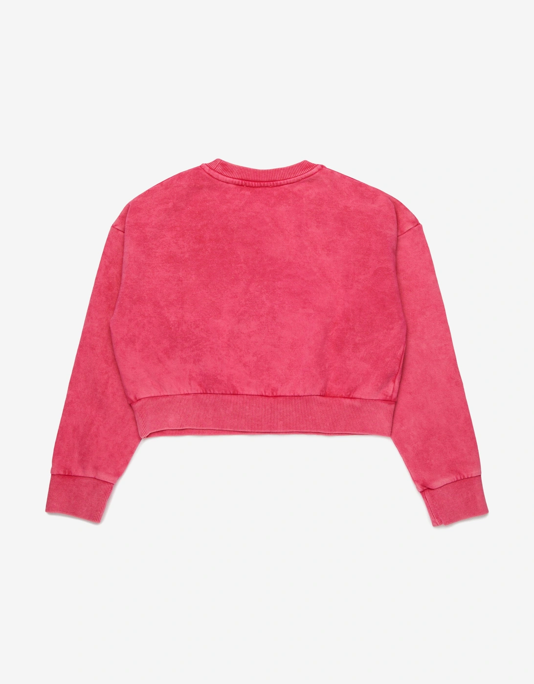Girls Oval D Logo Sweatshirt in Pink