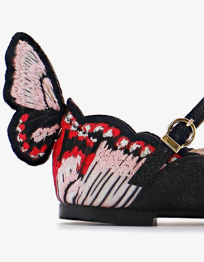 Girls Chiara Flat in Black