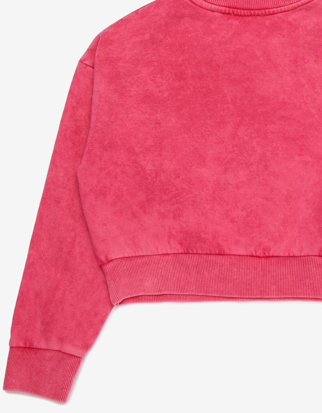 Girls Oval D Logo Sweatshirt in Pink