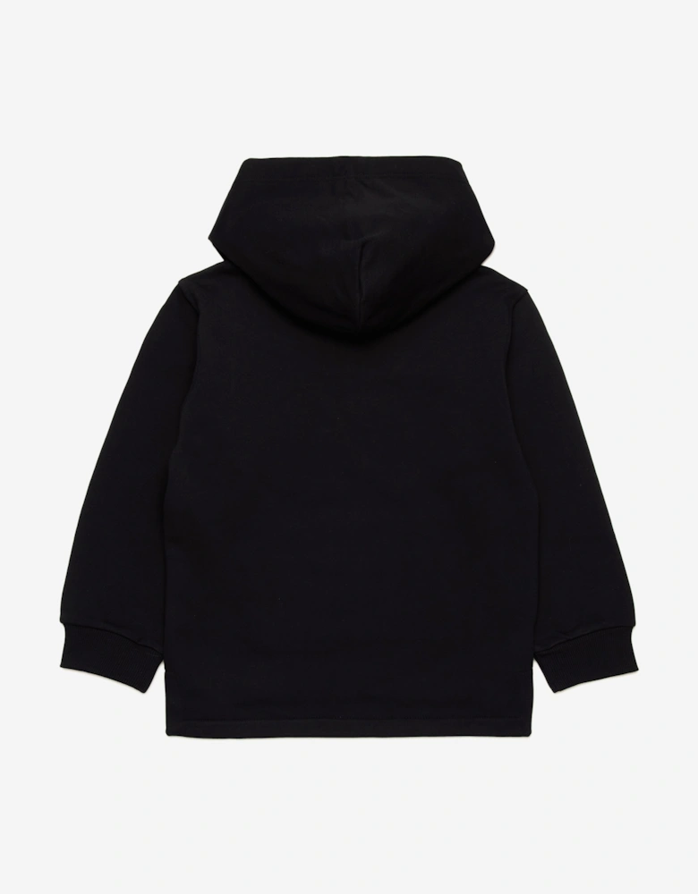 Boys Logo Hoodie in Black