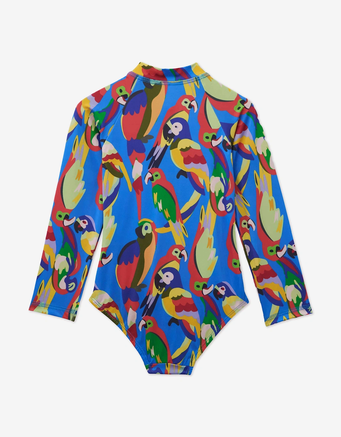 Girls Parrot Swimsuit in Blue (UPF50+)