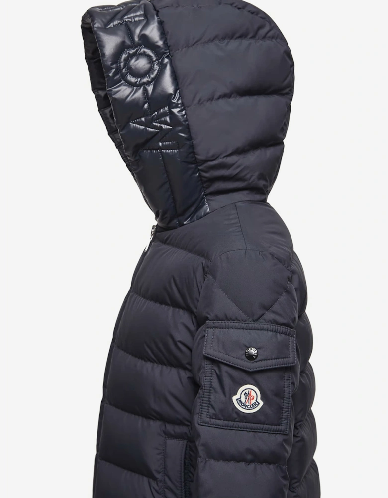 Kids Down Padded Najan Jacket in Navy