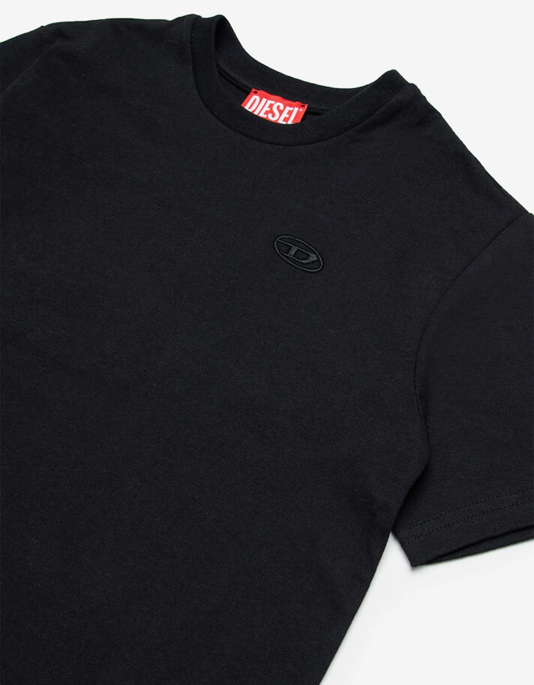 Boys Oval D Logo T-Shirt in Black