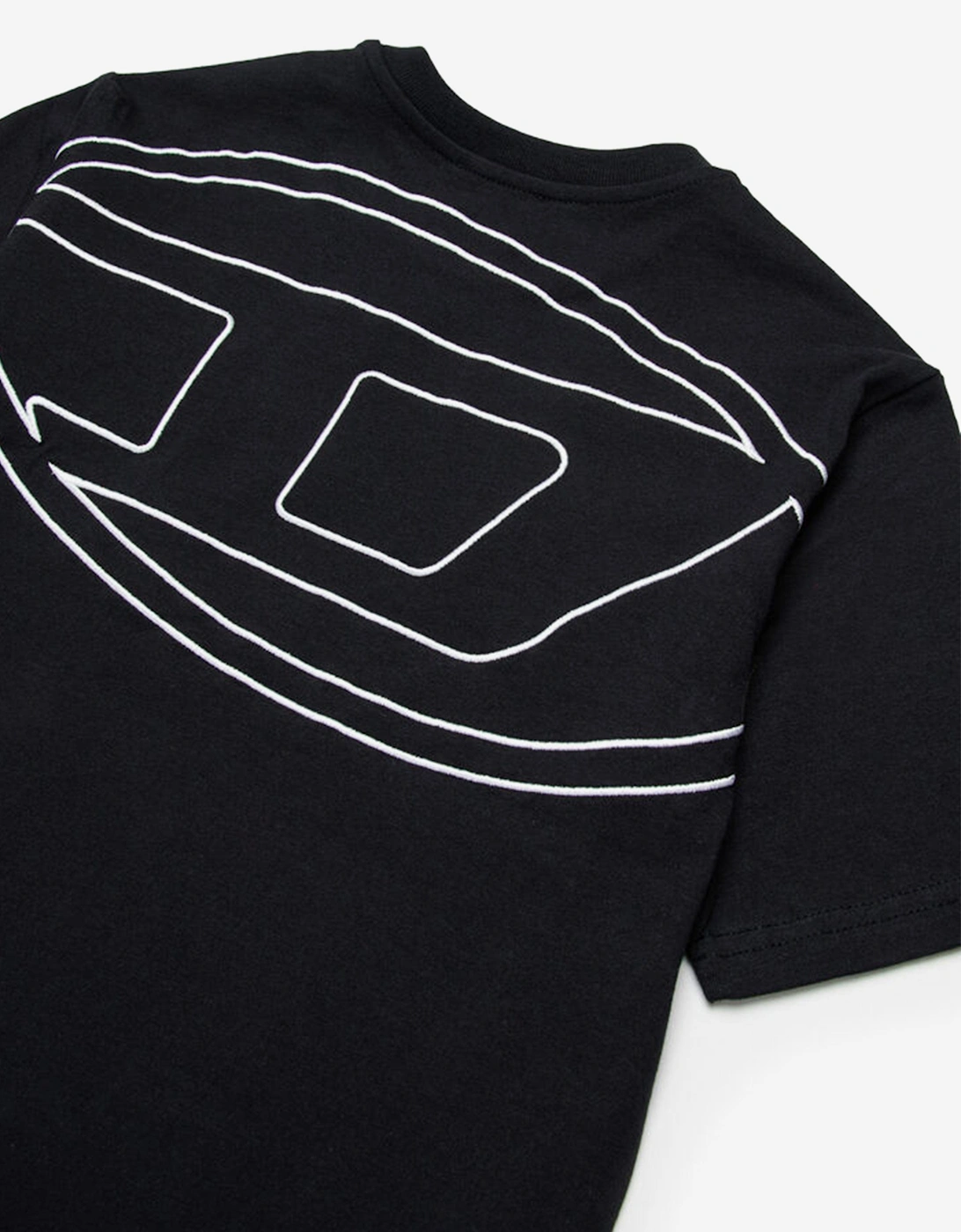 Boys Oval D Logo T-Shirt in Black