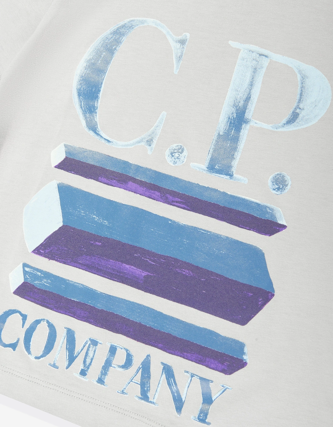C.P. Company Boys Logo T-Shirt in Grey