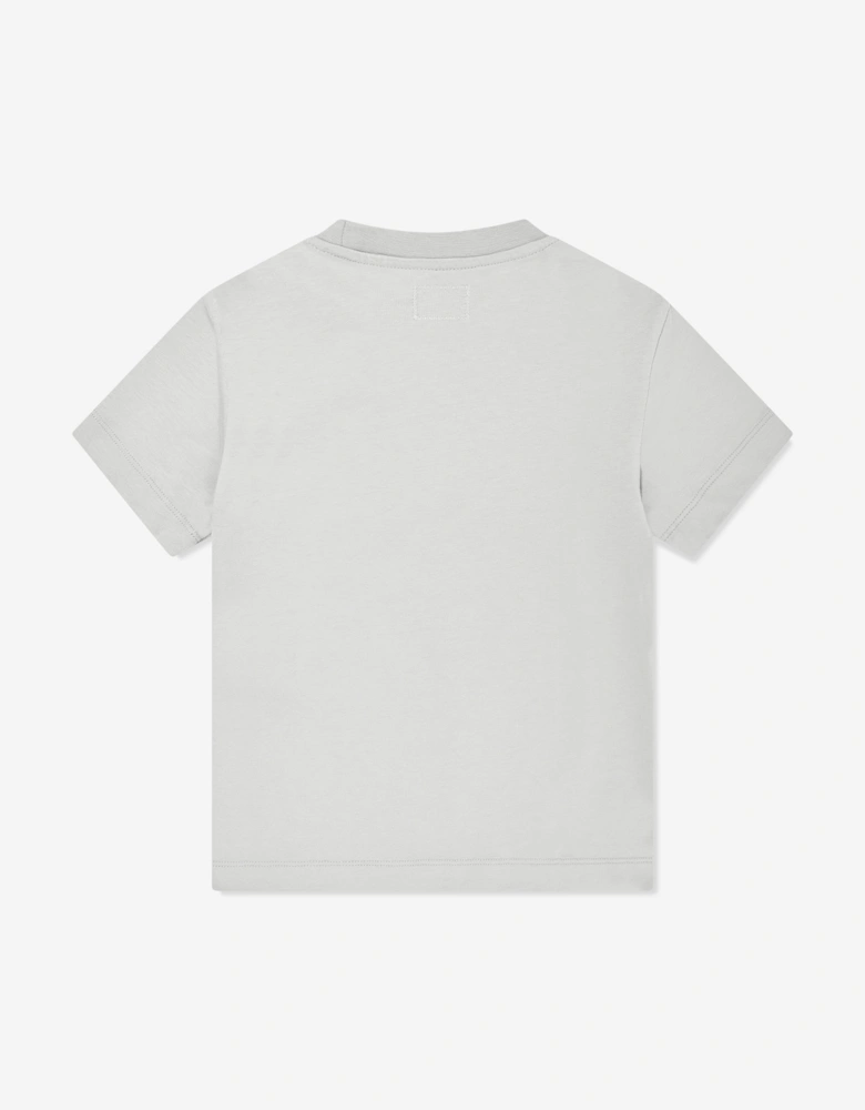C.P. Company Boys Logo T-Shirt in Grey