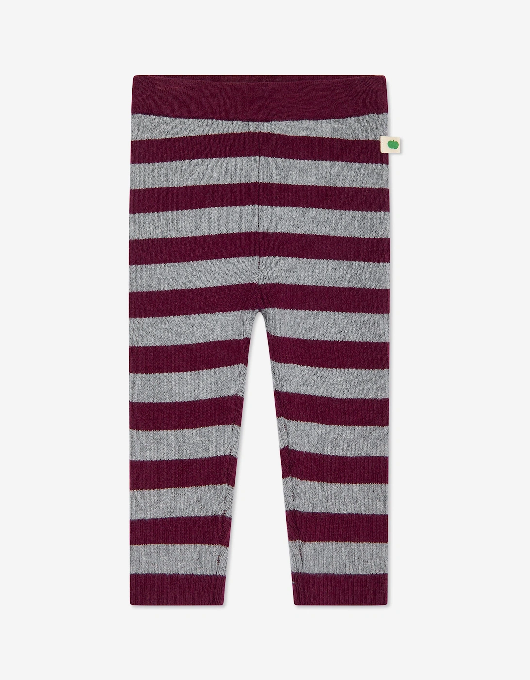 Girls Perry Ribbed Knit Leggings in Grey, 5 of 4