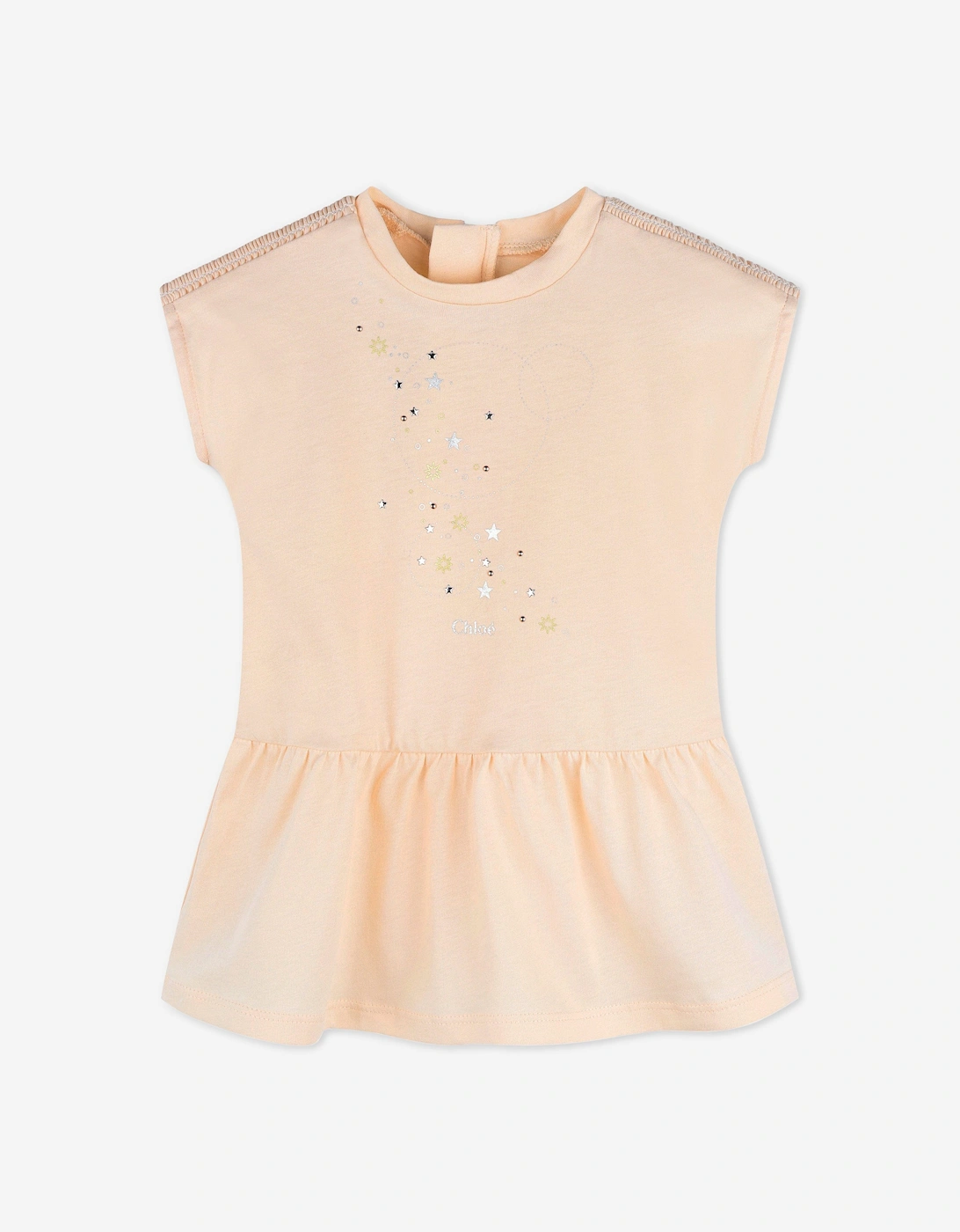 Baby Girls T-Shirt Dress in Pink, 5 of 4