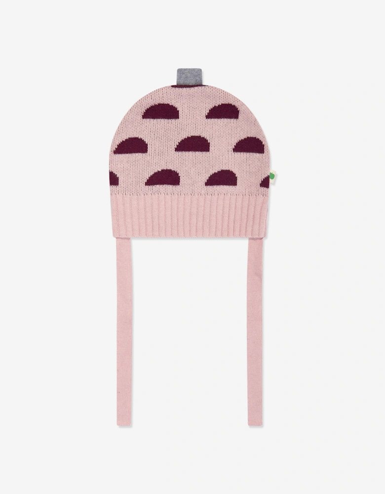 Baby Girls Pippin Acorn Knit Hat in Pink