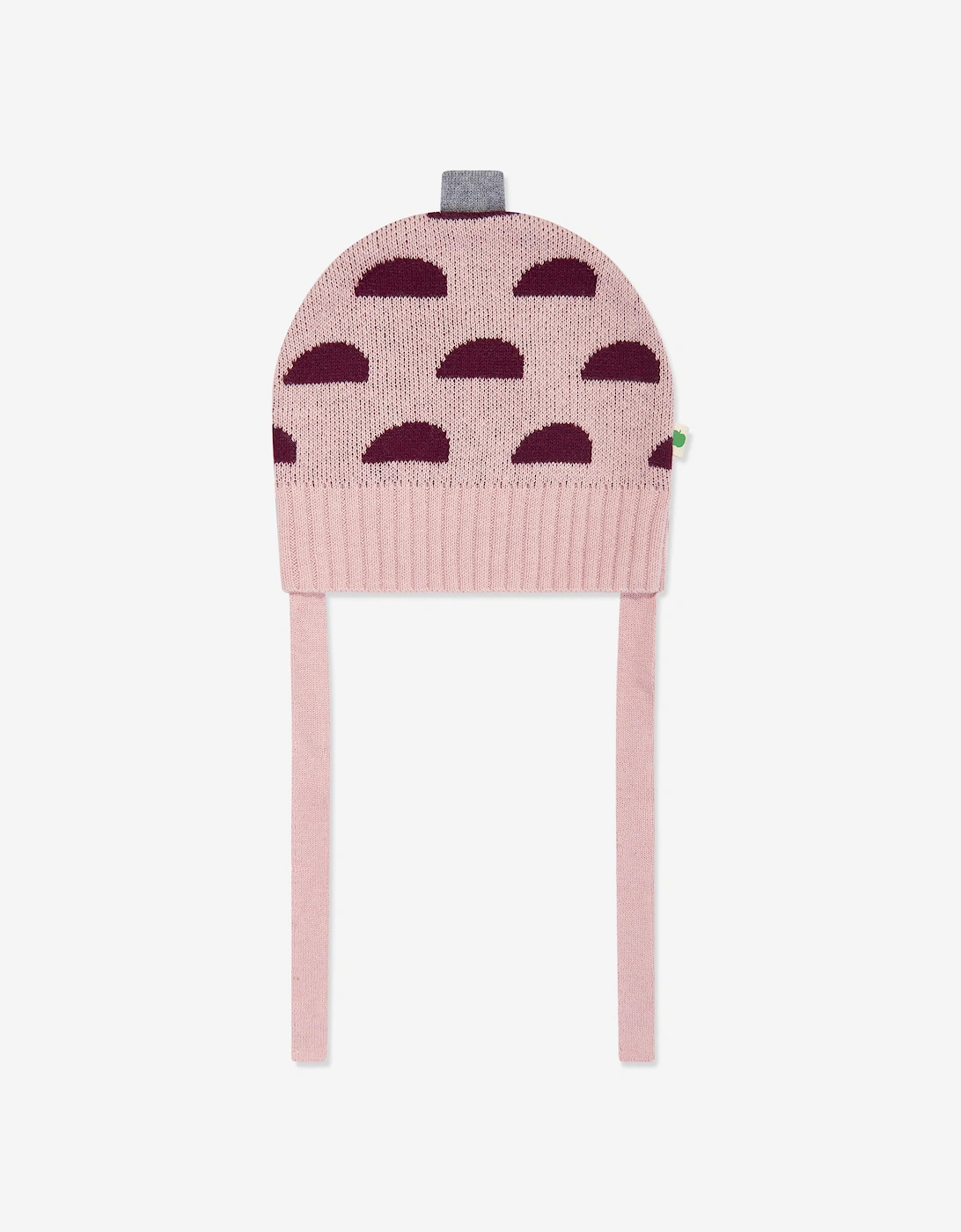 Baby Girls Pippin Acorn Knit Hat in Pink, 5 of 4
