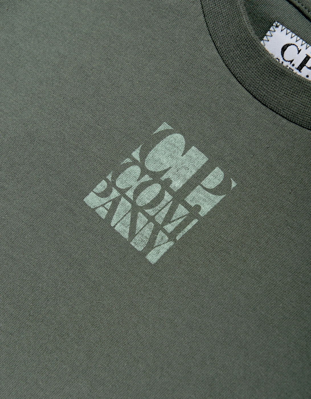 C.P. Company Boys Logo T-Shirt in Green