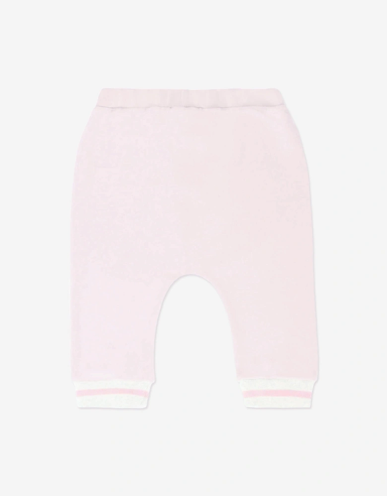 Baby Girls Logo Joggers in Pink
