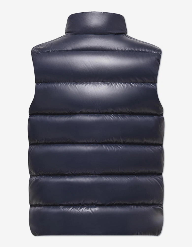 Kids Down Padded Tib Gilet in Navy
