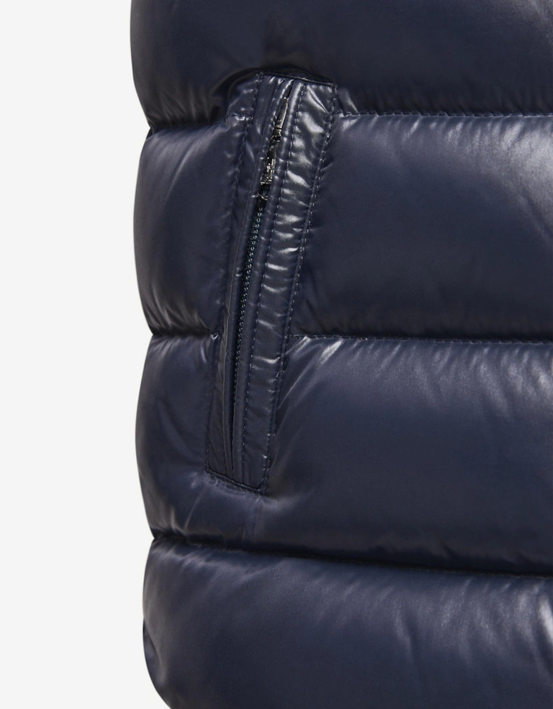 Kids Down Padded Tib Gilet in Navy