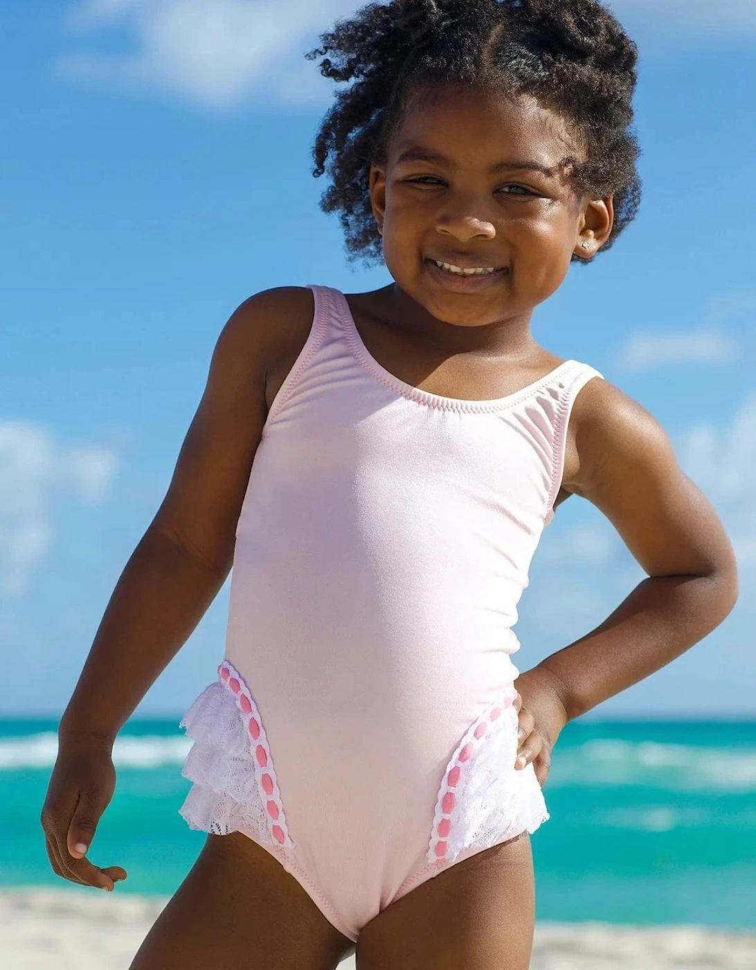 Girls Giulia Swimsuit in Pink