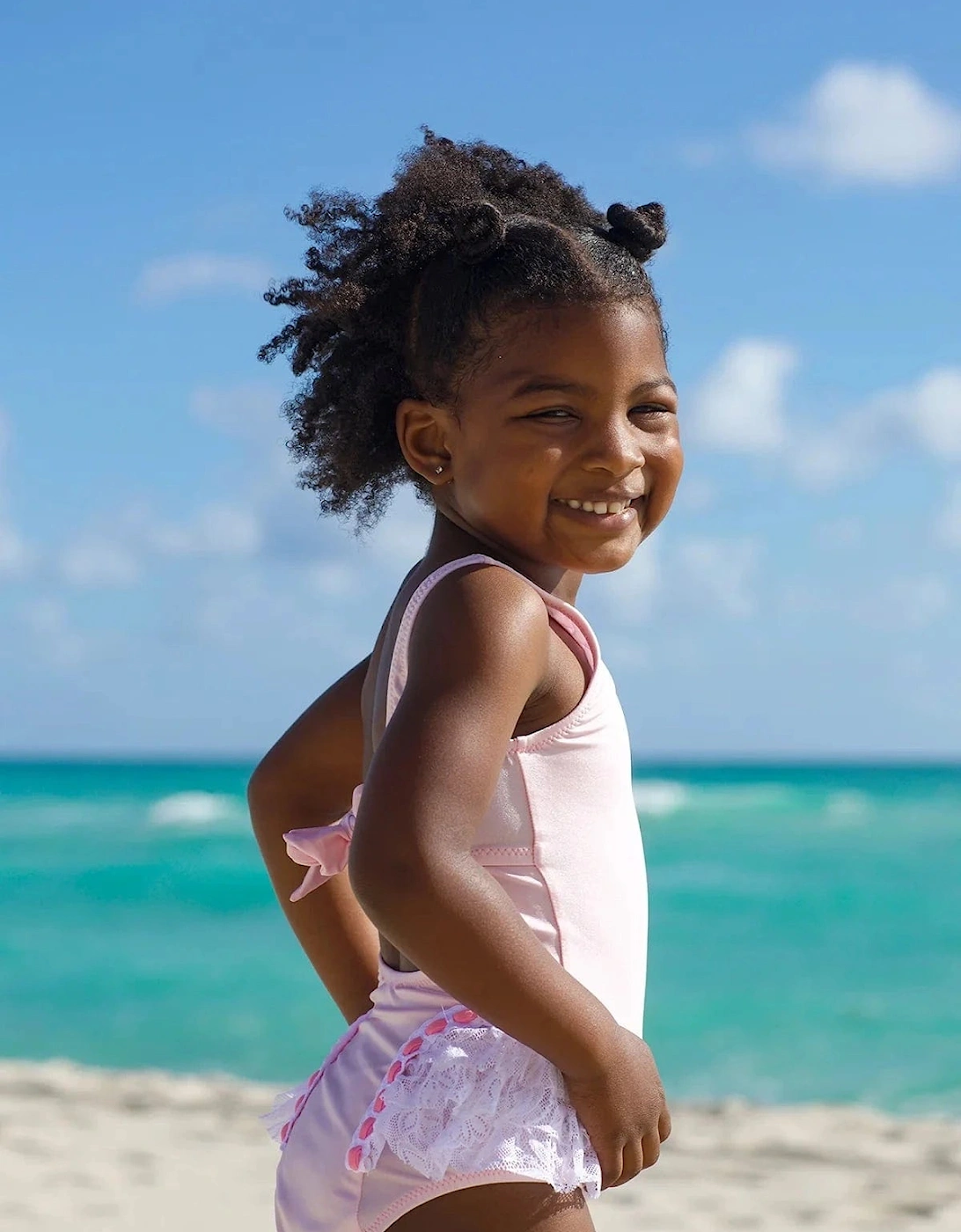 Girls Giulia Swimsuit in Pink