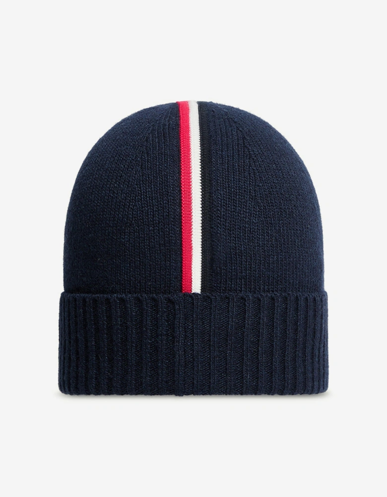 Kids Logo Beanie Hat in Navy