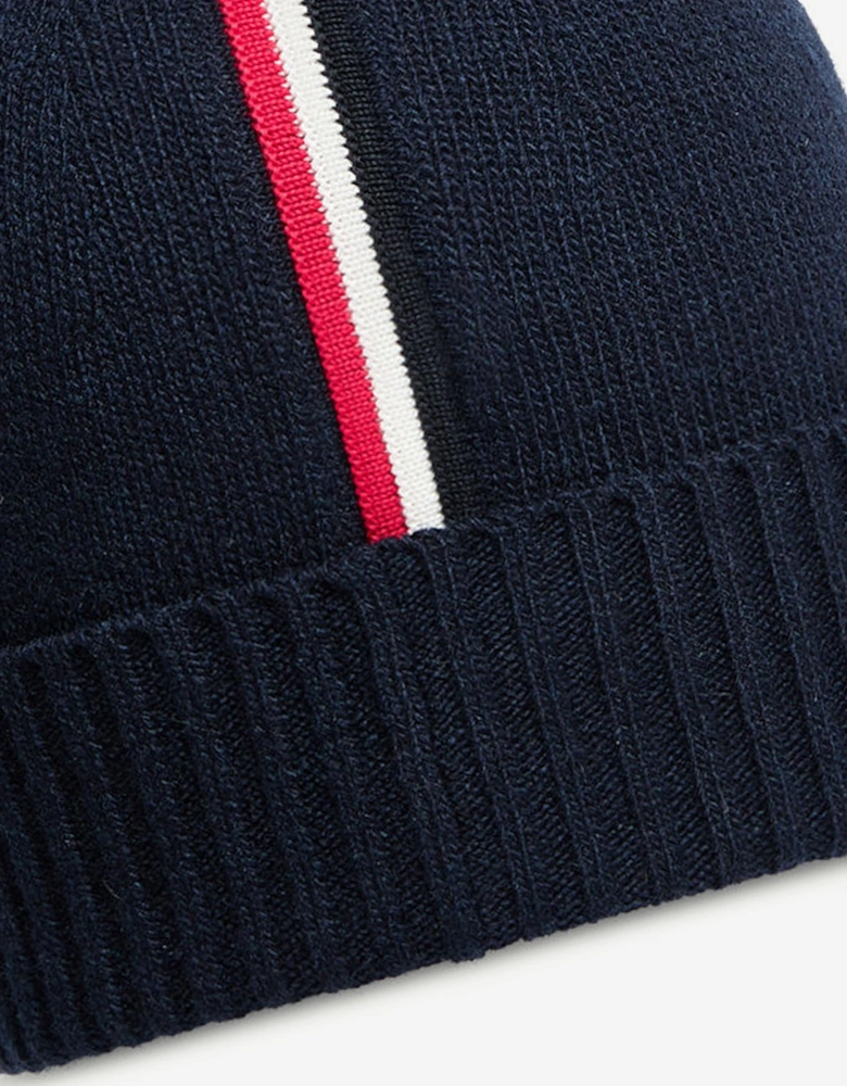 Kids Logo Beanie Hat in Navy