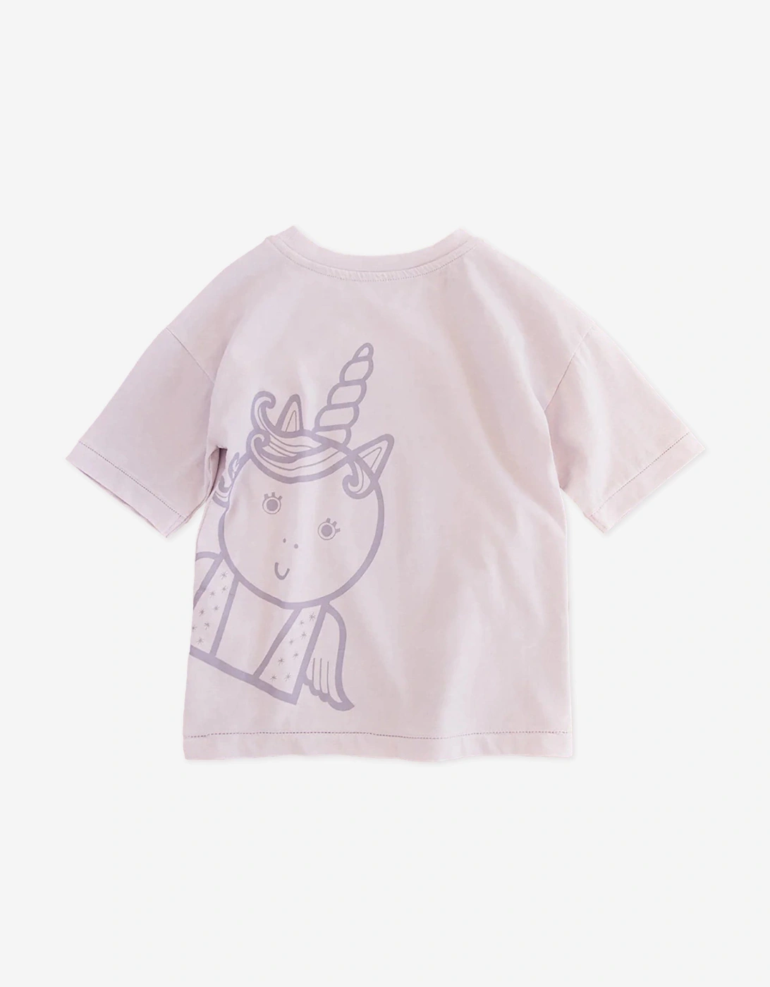 Girls Sparkle The Unicorn Adventure Club T-Shirt in Purple