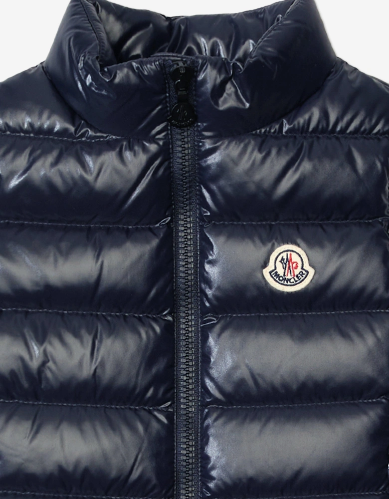 Girls Down Padded Ghany Gilet in Navy