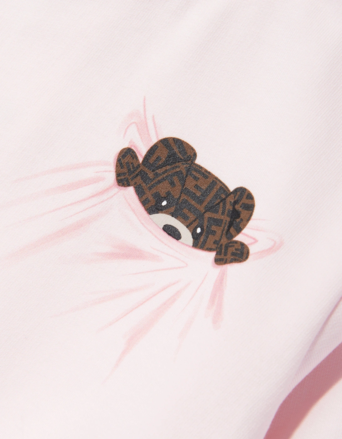 Baby Girls Bear Sweatshirt in Pink