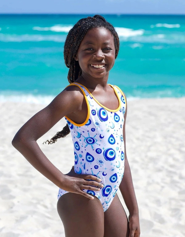 Girls Eliana Swimsuit in Blue
