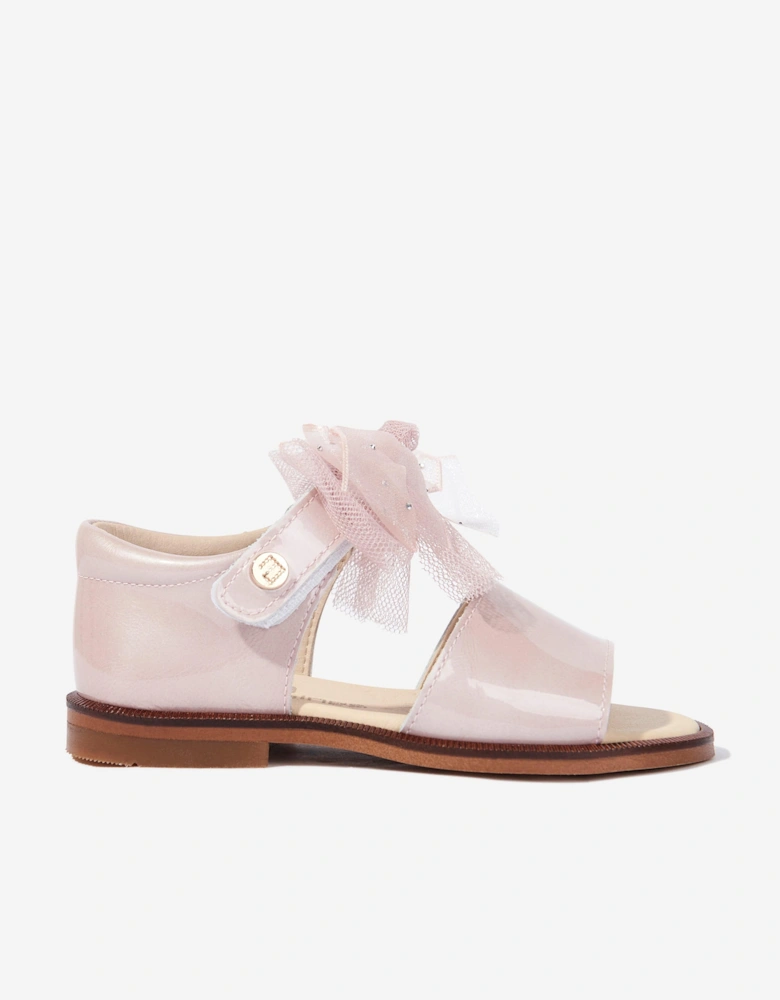 Girls Bow Sandals in Pink