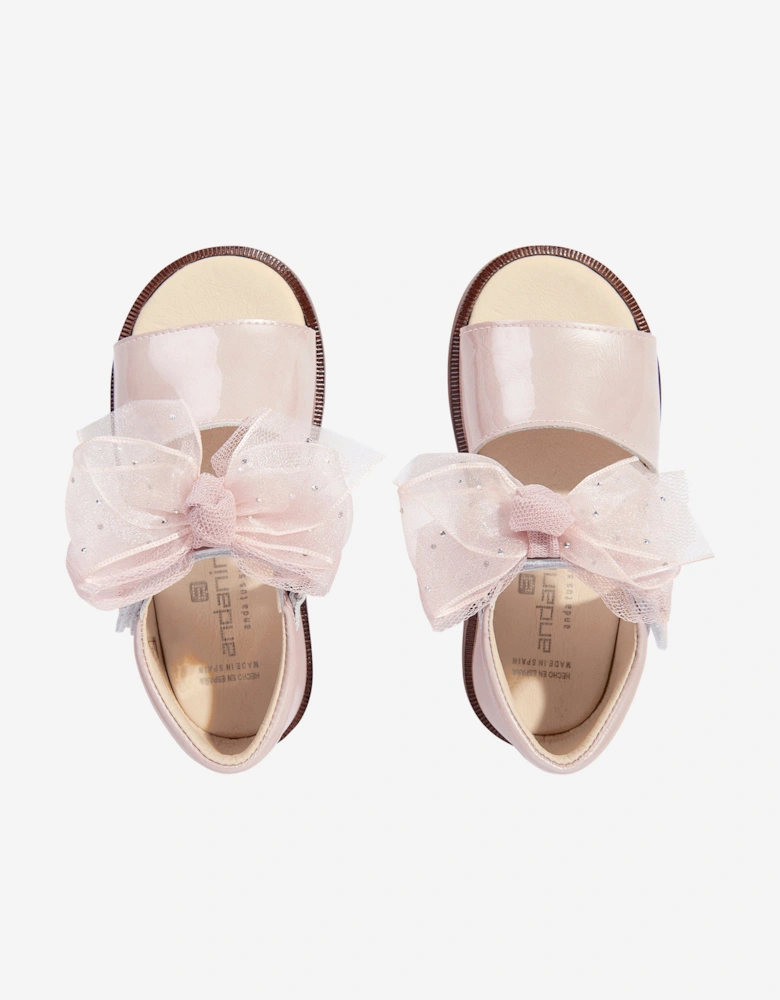 Girls Bow Sandals in Pink