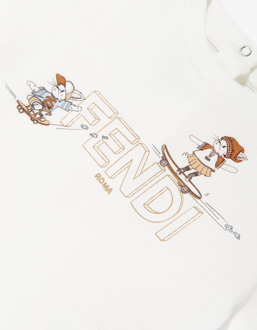 Baby Girls Logo T-Shirt in White