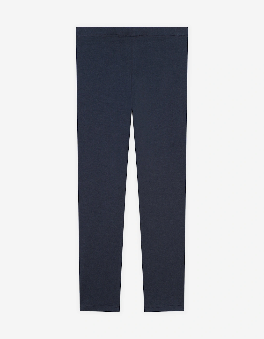 Girls Logo Leggings in Navy