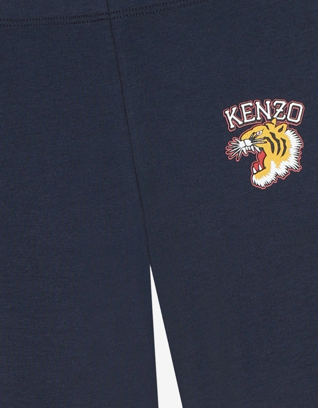 Girls Logo Leggings in Navy
