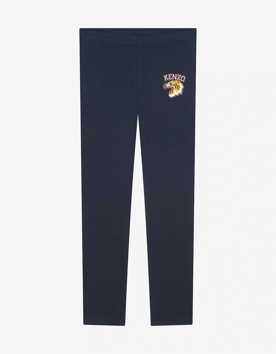 Girl's KENZO Girls Logo Leggings in Navy - Blue - Size: 6 years