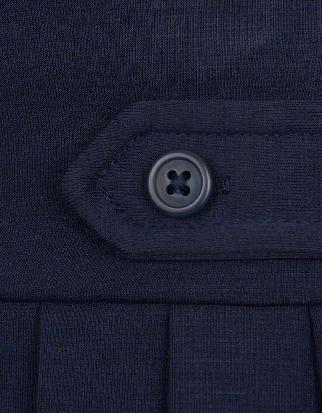 Girls Pleated Jersey Skort in Navy