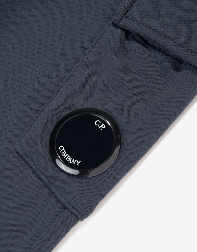 C.P. Company Boys Cargo Lens Joggers in Navy