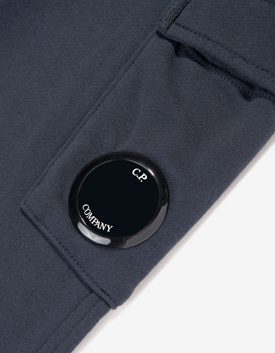 C.P. Company Boys Cargo Lens Joggers in Navy